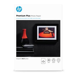 HP CR673A Premium Plus Papel fotográfico acetinado | A4 300 g 20 folhas