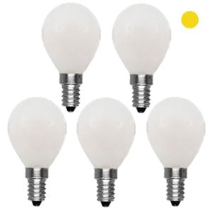 Pack x5: Lâmpada LED E14 | Luz quente | 3000K