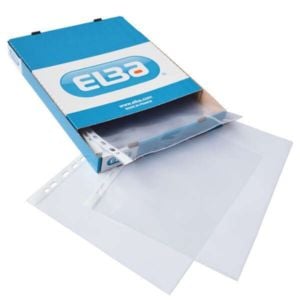 Elba Bolsa transparente A4 | 11 furos 70 mícrones 100 un.