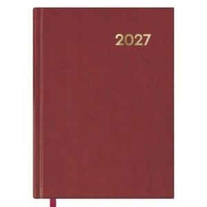 Agenda 2027 A5 Dia por Página | Bordô