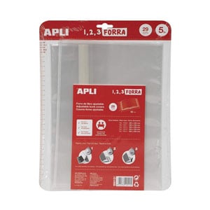 Forra- Livros APLI | adaptável | 29 cm | 5 unidades