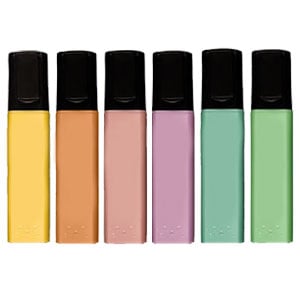 Pack Marcadores pastel | 6 cores