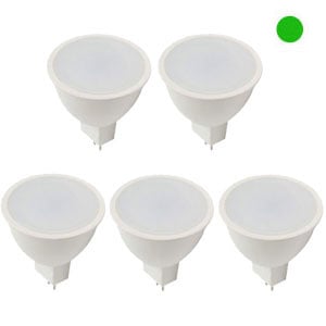 Pack x5: Lâmpada LED GU5.3 | Luz neutra | 5W