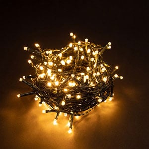 Luzes decorativas 16,4 metros | Branco quente e extra quente | 180 leds