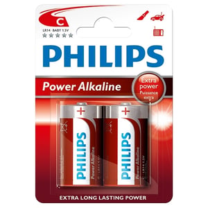 Philips Power C/LR14/MN1400 | Pilhas Alcalinas | 2 unidades