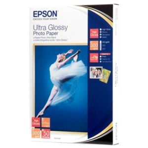 Epson S041943 Papel Fotográfico Ultra Brilhante | 10 x 15 cm 300 g 50 folhas