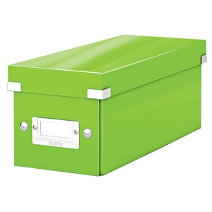 Leitz 6041 WOW Caixa de Armazenamento CDs Verde | Para 30 CDs