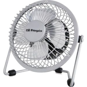 Orbegozo PW 1025 Mini Ventilador USB | Prateado