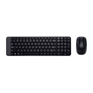 Logitech Teclado MK220 e rato M150 sem fios | Português | Preto