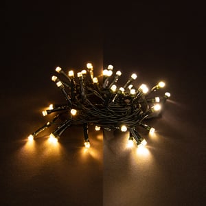 Luzes de natal 5,9 metros |Branco extra quente e branco quente | 40 luzes LED