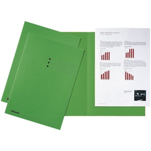 Pasta  Esselte| cartão | verde | A4 | 100 unidades