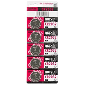 Maxell CR2032 | Pilha de Botão Litio | 5 unidades