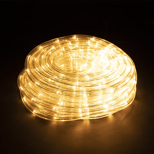 Mangueira Luminosa 12 metros | Branco extra quente | 288 luzes LED