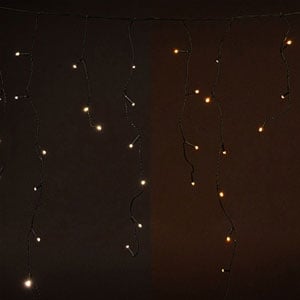 Luzes decorativas 8,5 metros | branco quente e extra quente | 180 luzes LED