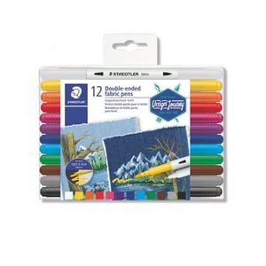 Staedtler 3190 | Têxtil | Estojo de 12 cores