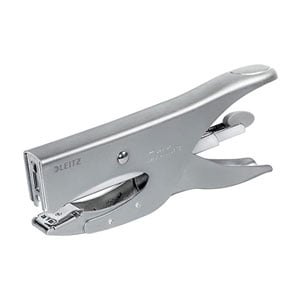 Agrafador de tenaz Leitz | metal | prateado | 24/6 - 24/8