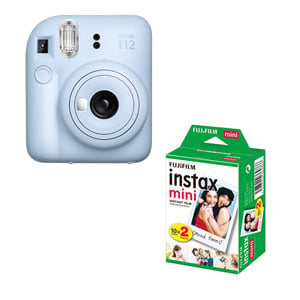 Fujifilm instax mini 12 Azul Pack câmara + Papel foto