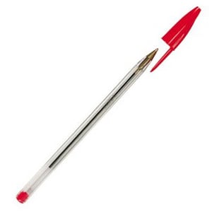 Caneta BIC vermelha (BIC Cristal 1mm)