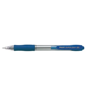 Caneta Pilot Supergrip Azul | Retrátil | 0.4mm