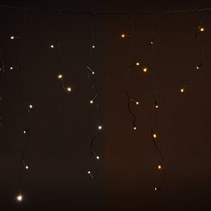 Grinalda 8,5 metros | branco extra quente e branco quente | 180 luzes LED