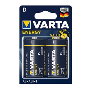 Varta Energy D/LR20/MN1300 | Pilhas Alcalinas | 2 unidades