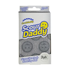 Scrub Daddy | Scrub Daddy de aço | Cinzento (2 uds)